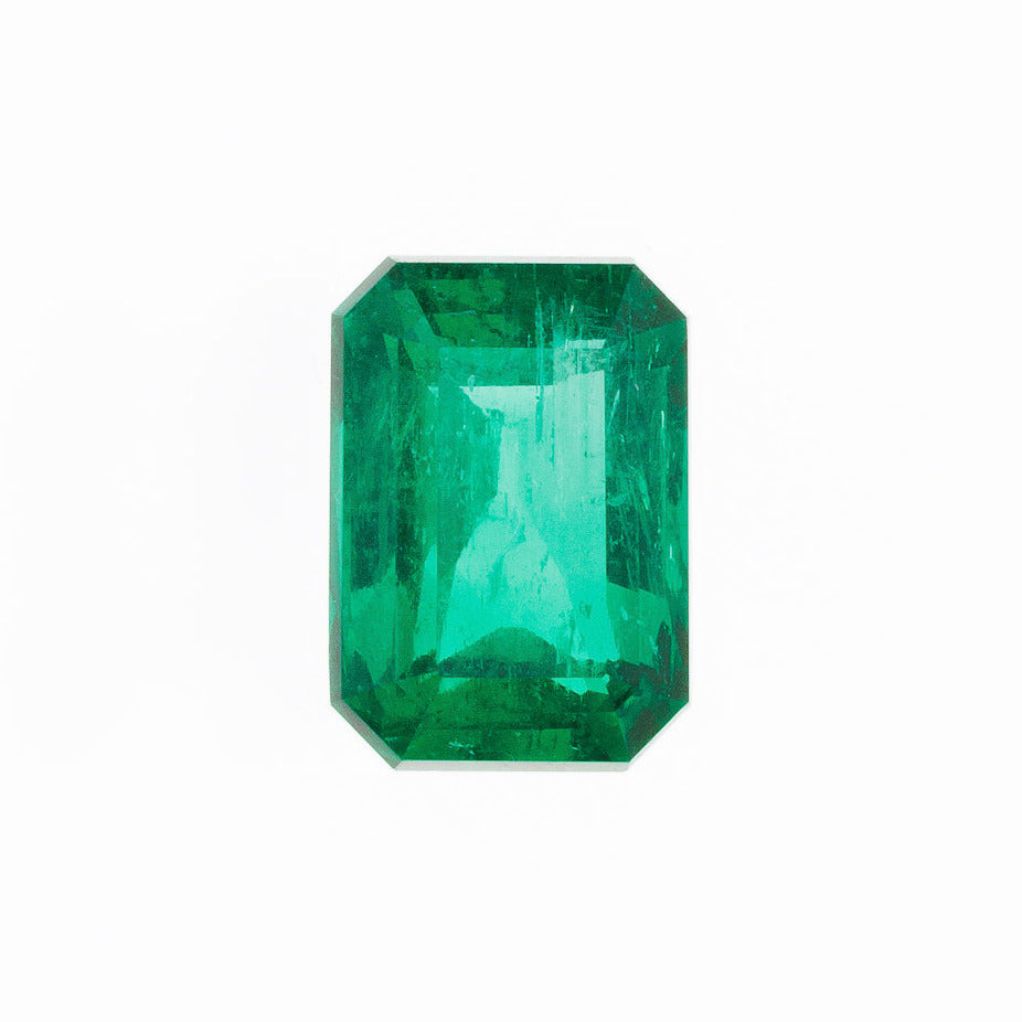 "QUEEN E" - EMERALD-CUT EMERALD-1