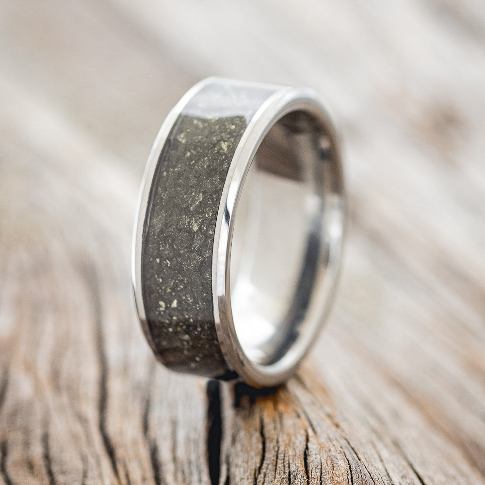 "RAINIER" - PYRITE WEDDING RING - READY TO SHIP-1
