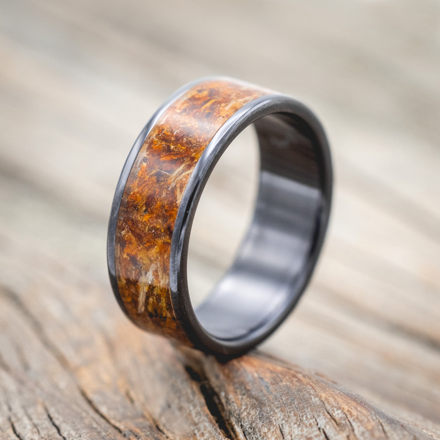 "RAINIER" - MARIGOLD PETALS WEDDING BAND-Staghead Designs