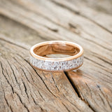 "RAINIER" - ELK ANTLER WEDDING BAND-15