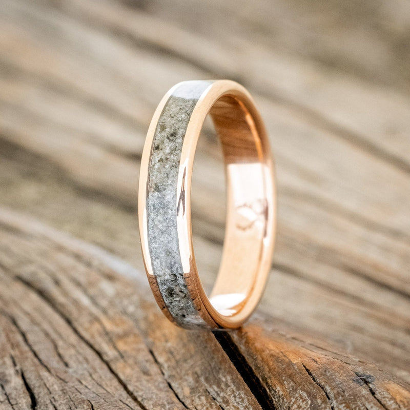 "RAINIER" - MOONSTONE WEDDING RING-1