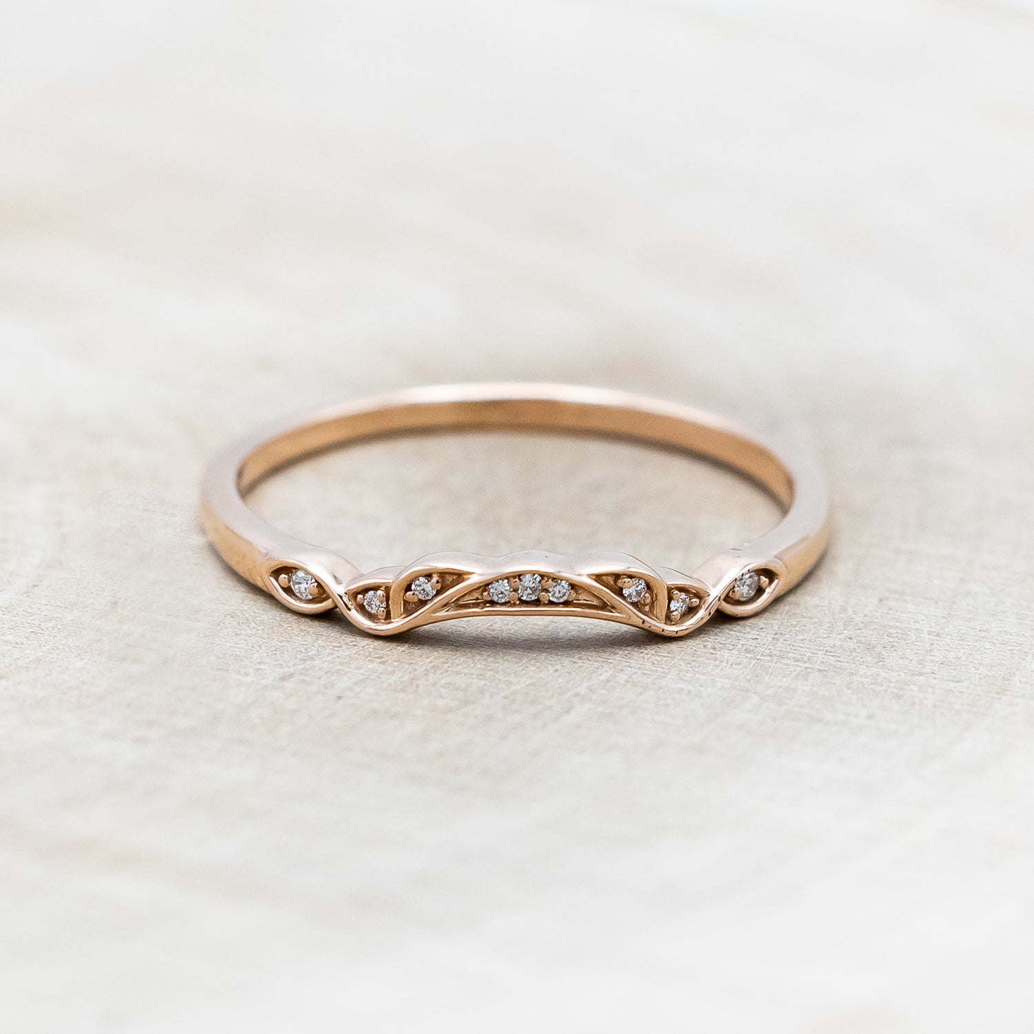 "AIFE" - 14K GOLD AND DIAMOND TRACER-Staghead Designs