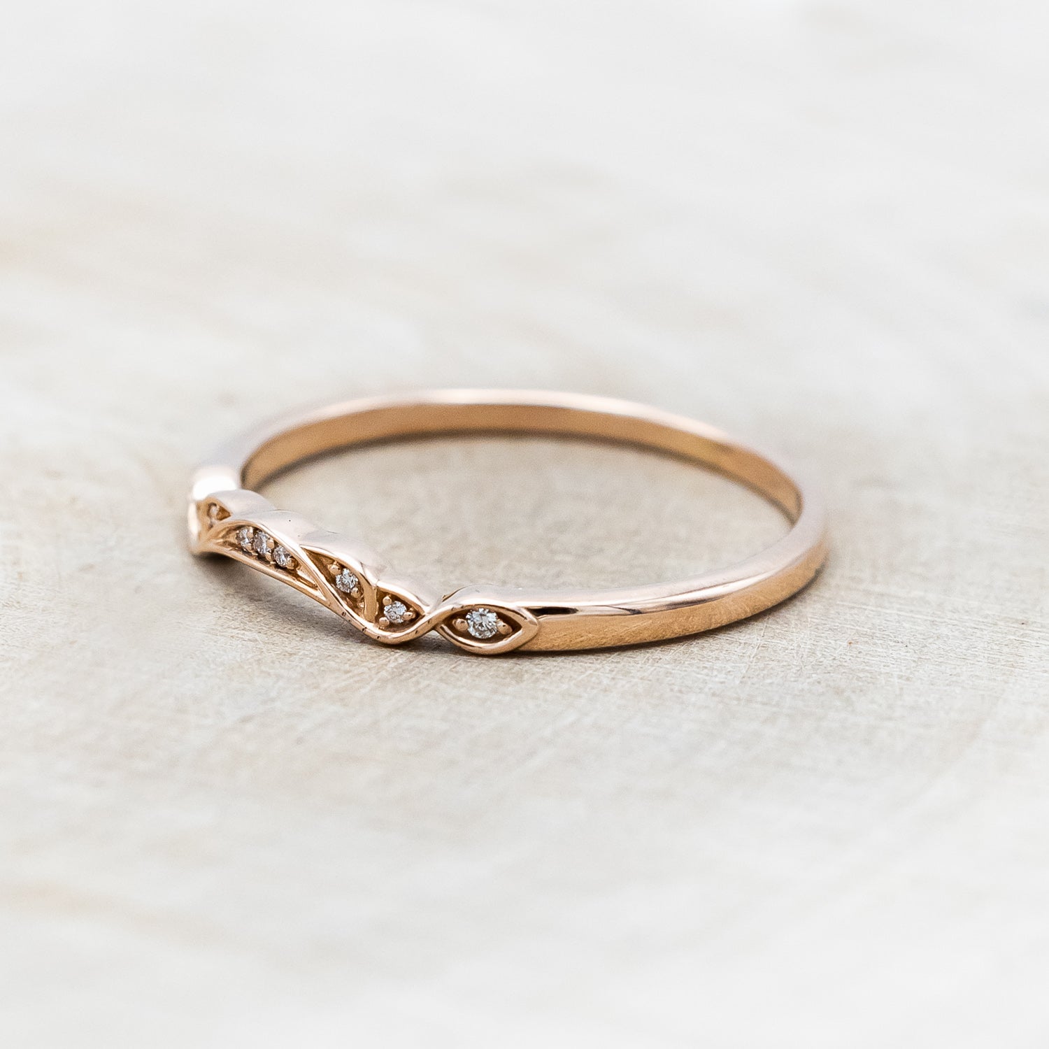 "AIFE" - 14K GOLD AND DIAMOND TRACER-Staghead Designs