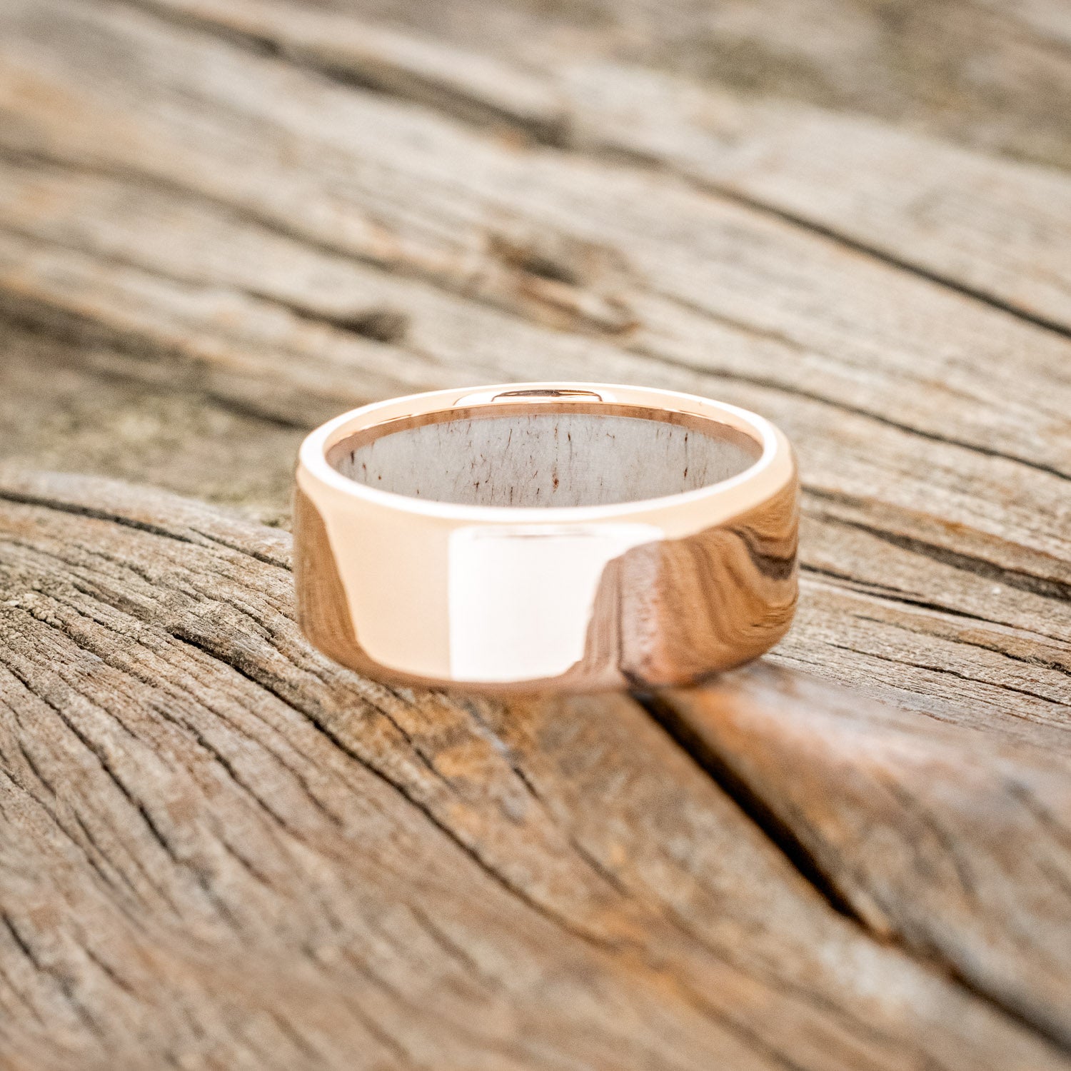 ANTLER LINED WEDDING BAND-33