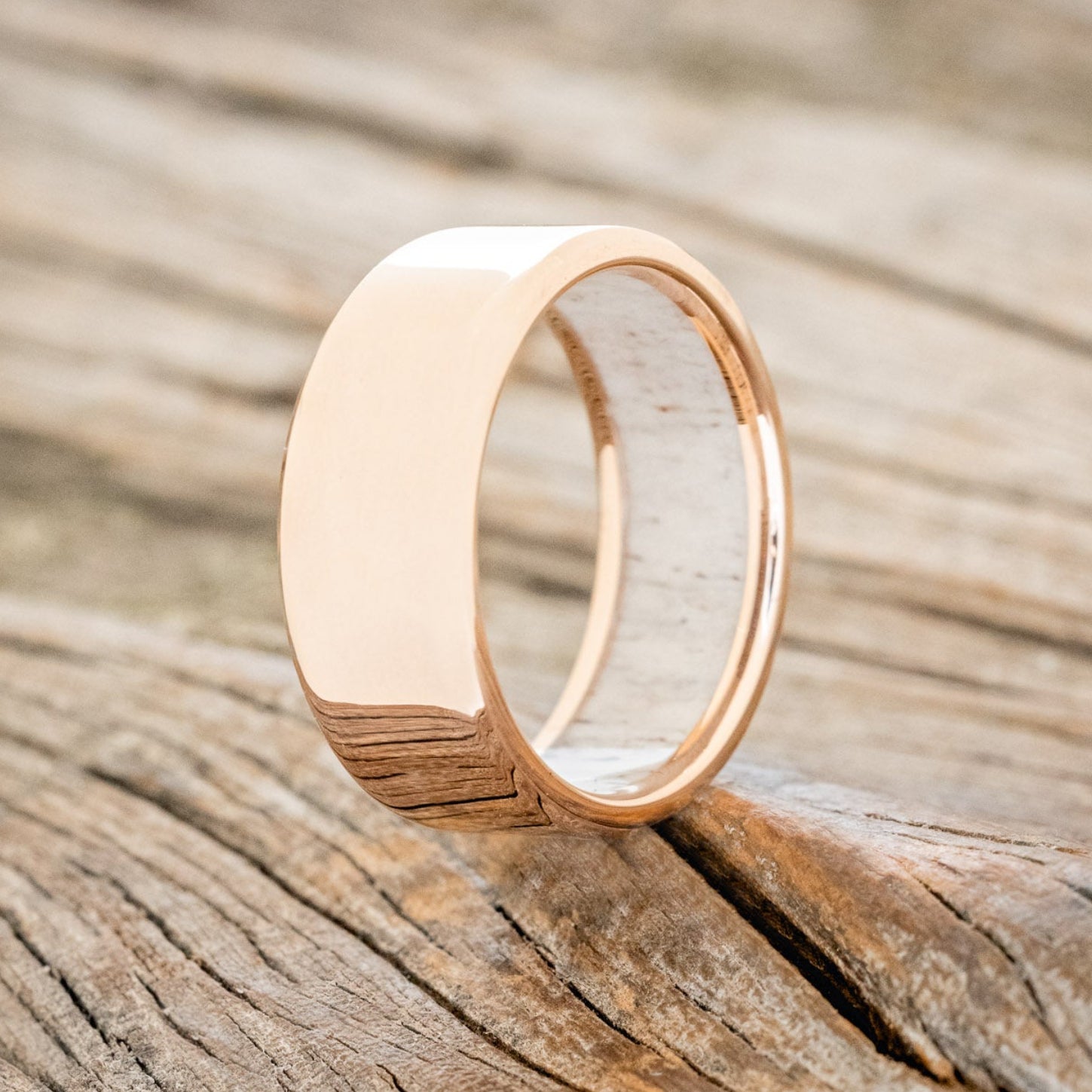 ANTLER LINED WEDDING BAND-31