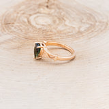 "SELENE" - ACCENTED STYLE ENGAGEMENT RING - MOUNTING ONLY - SELECT YOUR OWN STONE-3