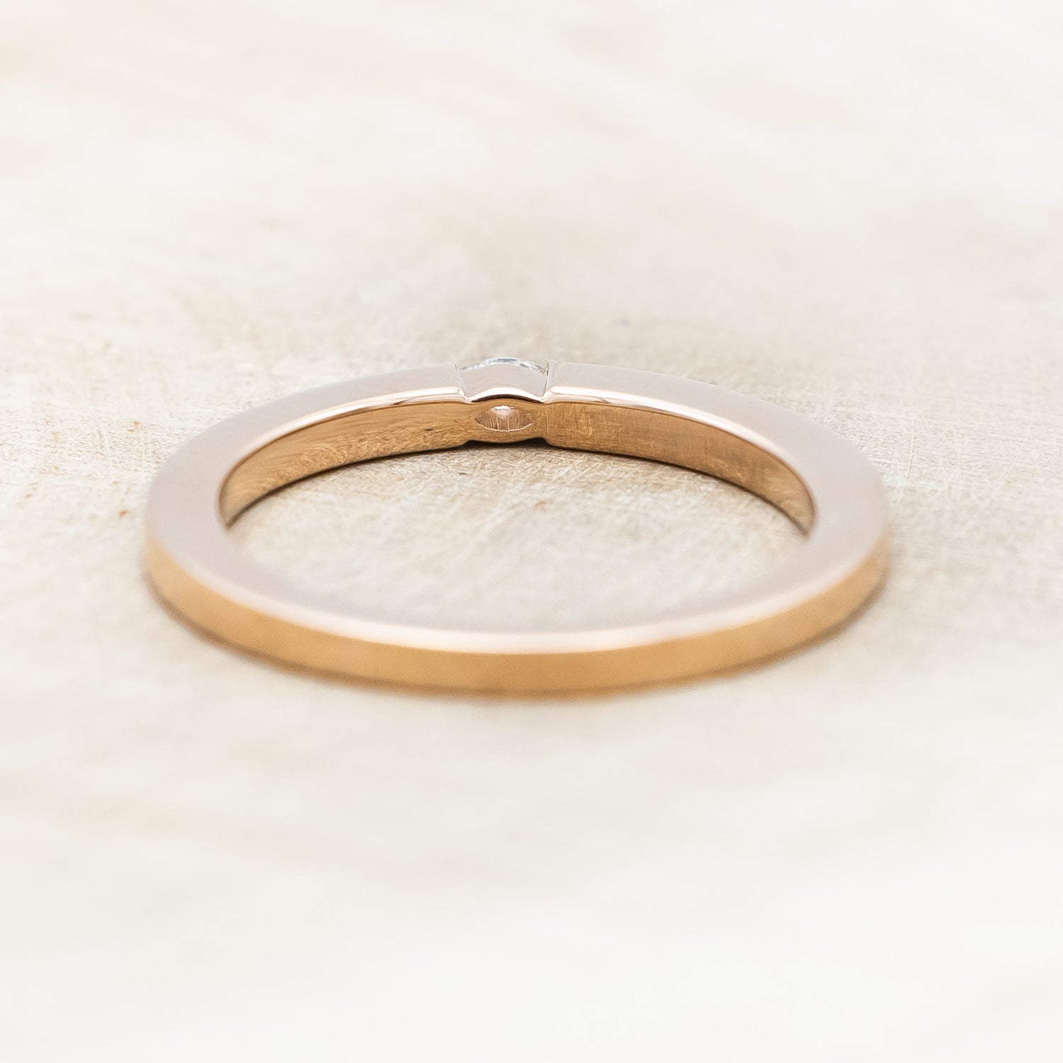 "ELBA" - MARQUISE MOISSANITE ENGAGEMENT RING WITH TURQUOISE INLAYS-Staghead Designs