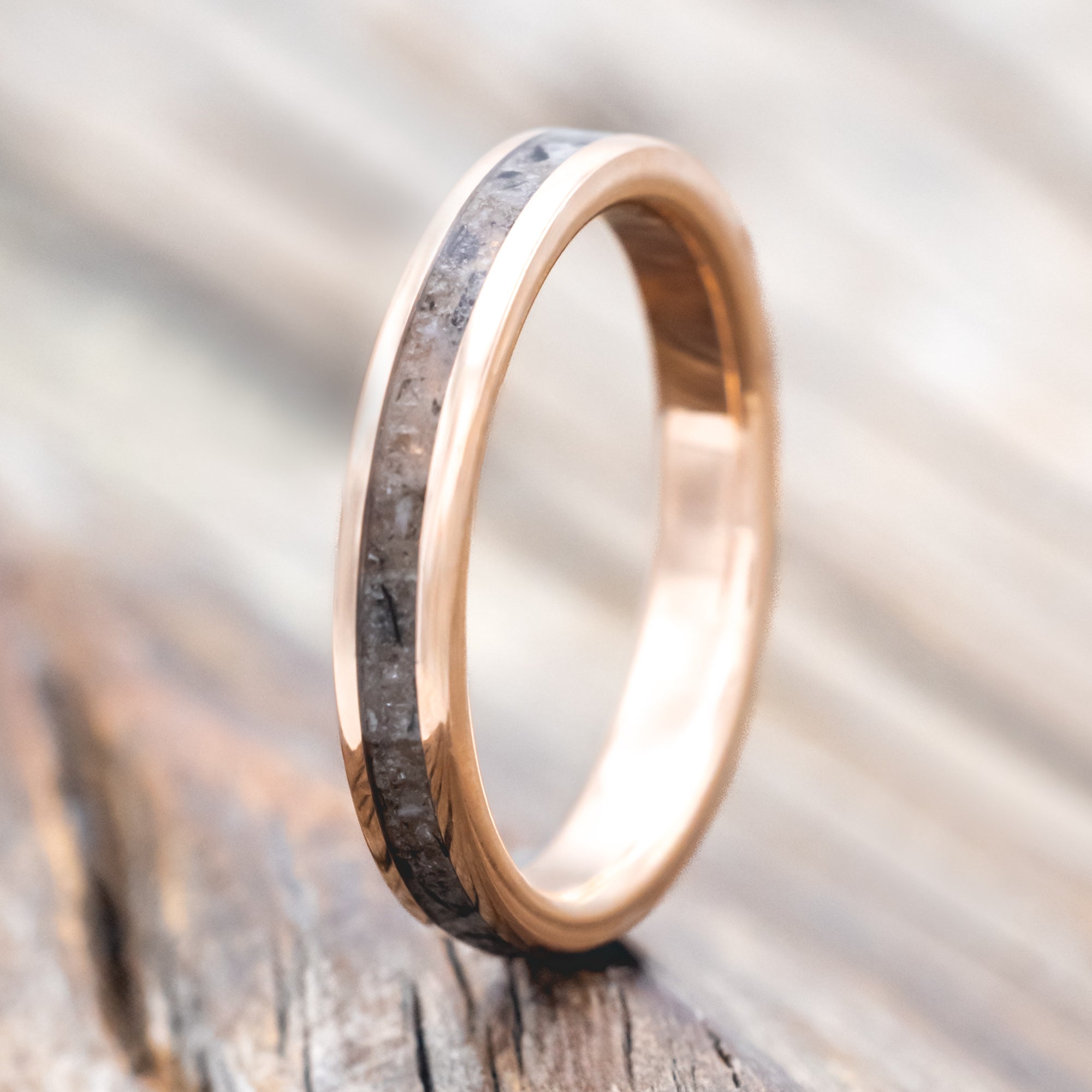 "ETERNA" - MOONSTONE STACKING BAND-Staghead Designs