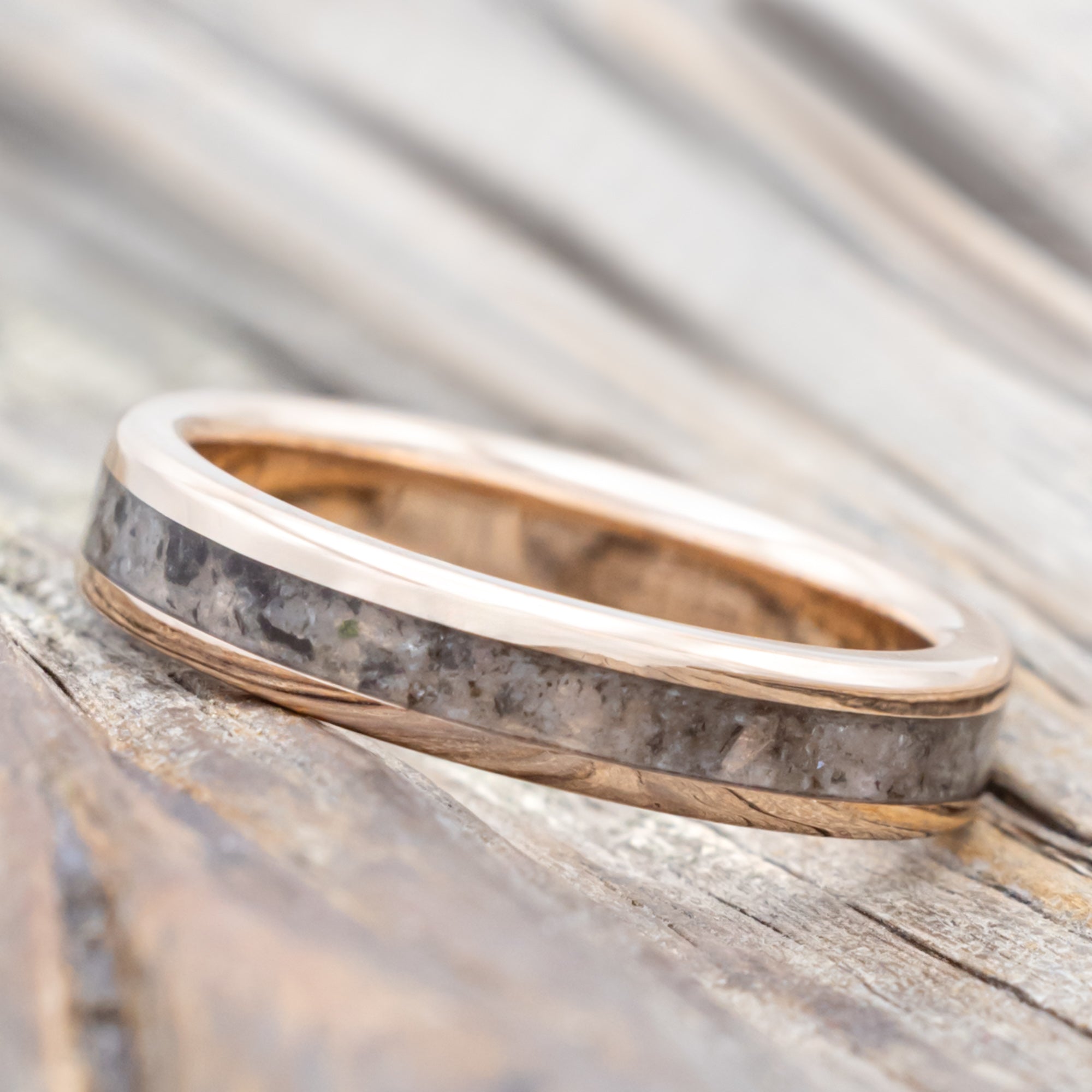 "ETERNA" - MOONSTONE STACKING BAND-Staghead Designs