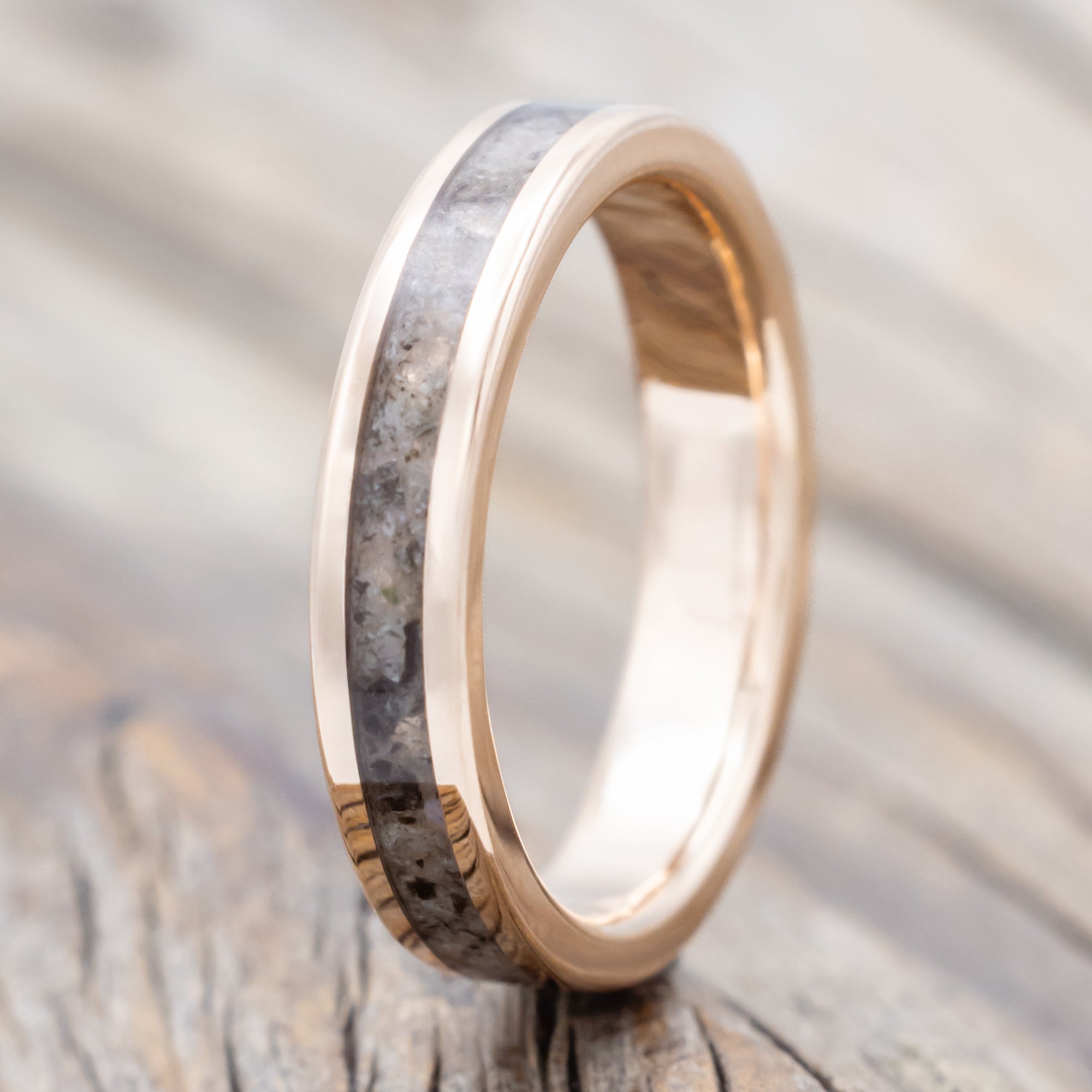 "ETERNA" - MOONSTONE STACKING BAND-Staghead Designs