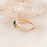 "JENNY FROM THE BLOCK" - TRIANGLE LAB-GROWN EMERALD ENGAGEMENT RING