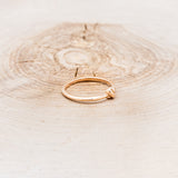 DAINTY STACKABLE KNOT RING - 14K ROSE GOLD - SIZE 7