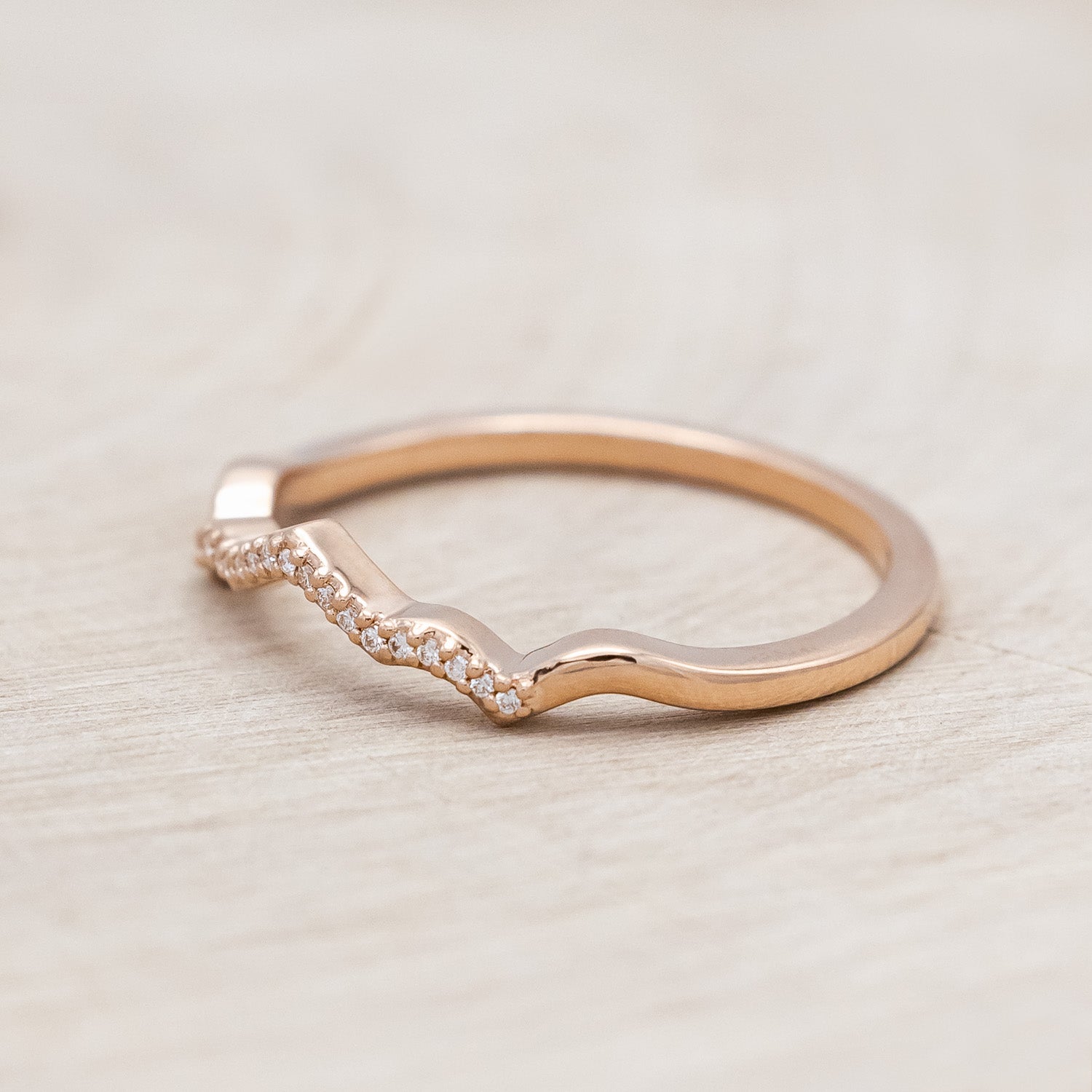 "LUCY IN THE SKY" PETITE - ROUND CUT MOSS AGATE ENGAGEMENT RING WITH DIAMOND HALO, CUSTOM INLAYS AND A DIAMOND TRACER-Staghead Designs