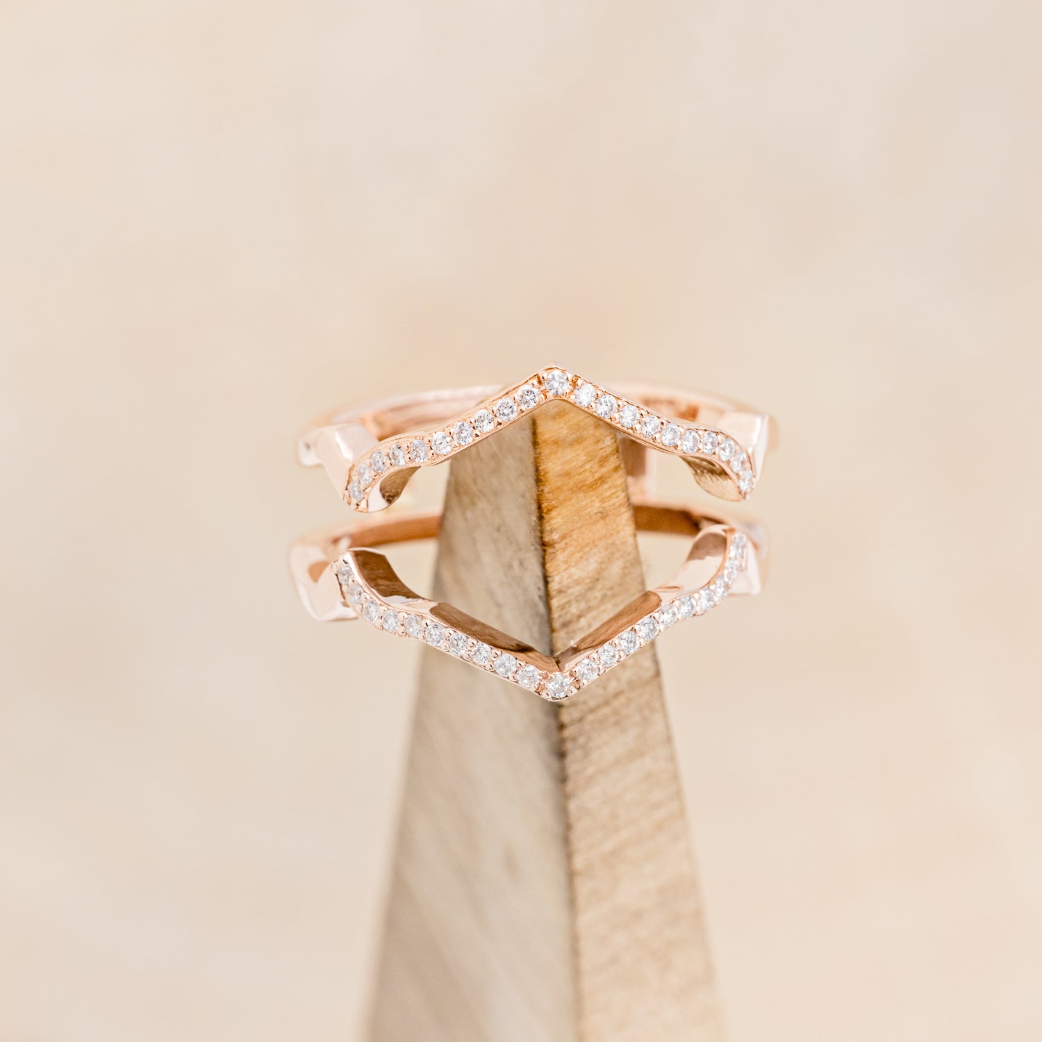 "LUCY IN THE SKY" - RING GUARD WITH DIAMOND ACCENTS-7