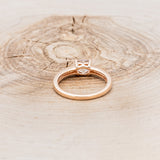 OVAL MORGANITE ENGAGEMENT RING WITH DIAMOND ACCENTS