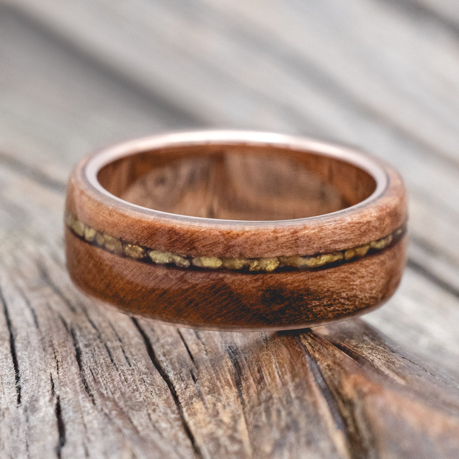 "REMMY" - OVERLAY WEDDING BAND-Staghead Designs