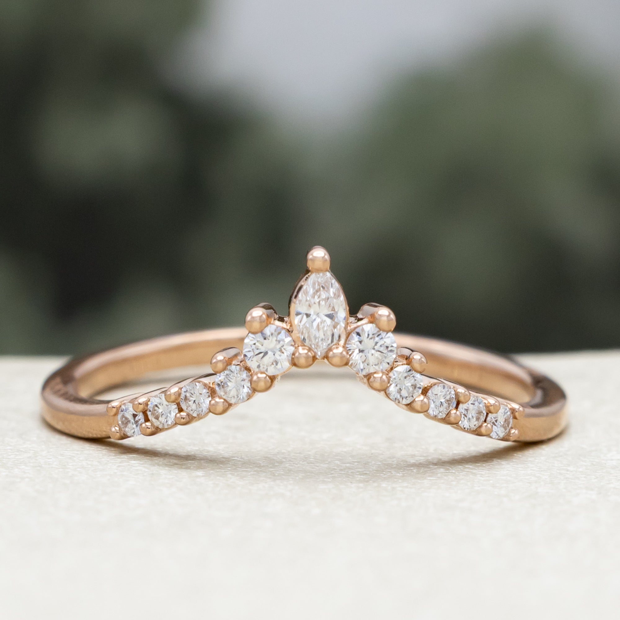 "SAGE" - 14K GOLD TRACER WITH DIAMOND ACCENTS-Staghead Designs