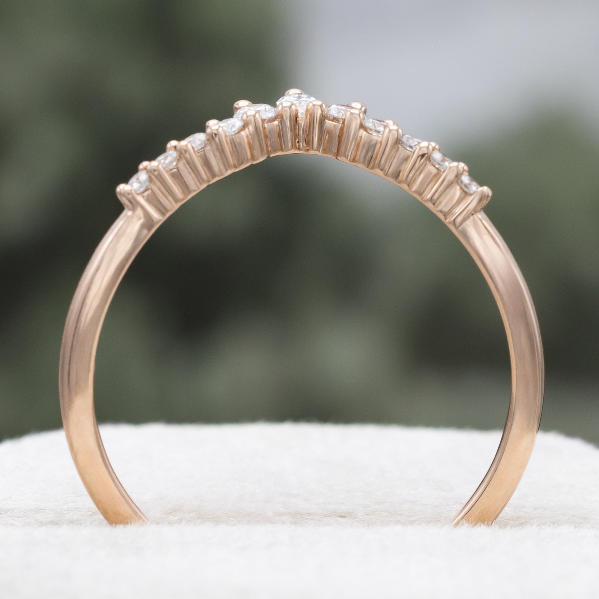 "SAGE" - 14K GOLD TRACER WITH DIAMOND ACCENTS-Staghead Designs