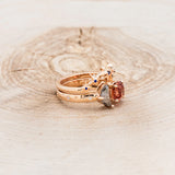 "SIDRA" - TOI ET MOI ROUND OREGON SUNSTONE ENGAGEMENT RING WITH A CRESCENT MOON SALT & PEPPER DIAMOND ACCENT & TRACER - 14K ROSE GOLD - 7-RGSIDRA-18_1200x_945dd449-df7a-4a28-ad22-755b2f29ae48
