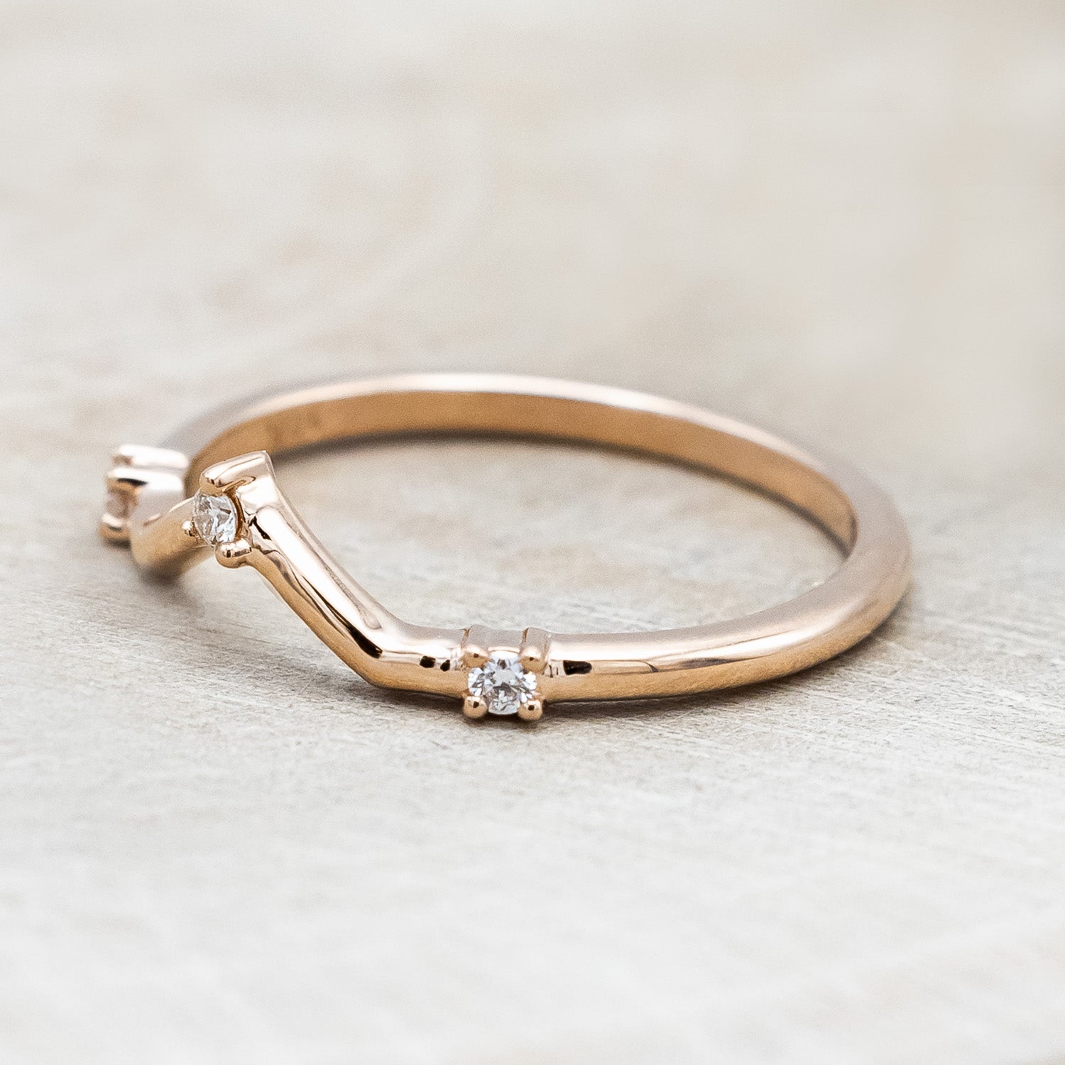 "Starla" - Aquamarine Engagement Ring With Starburst Diamond Halo & Contoured Tracer-Staghead Designs