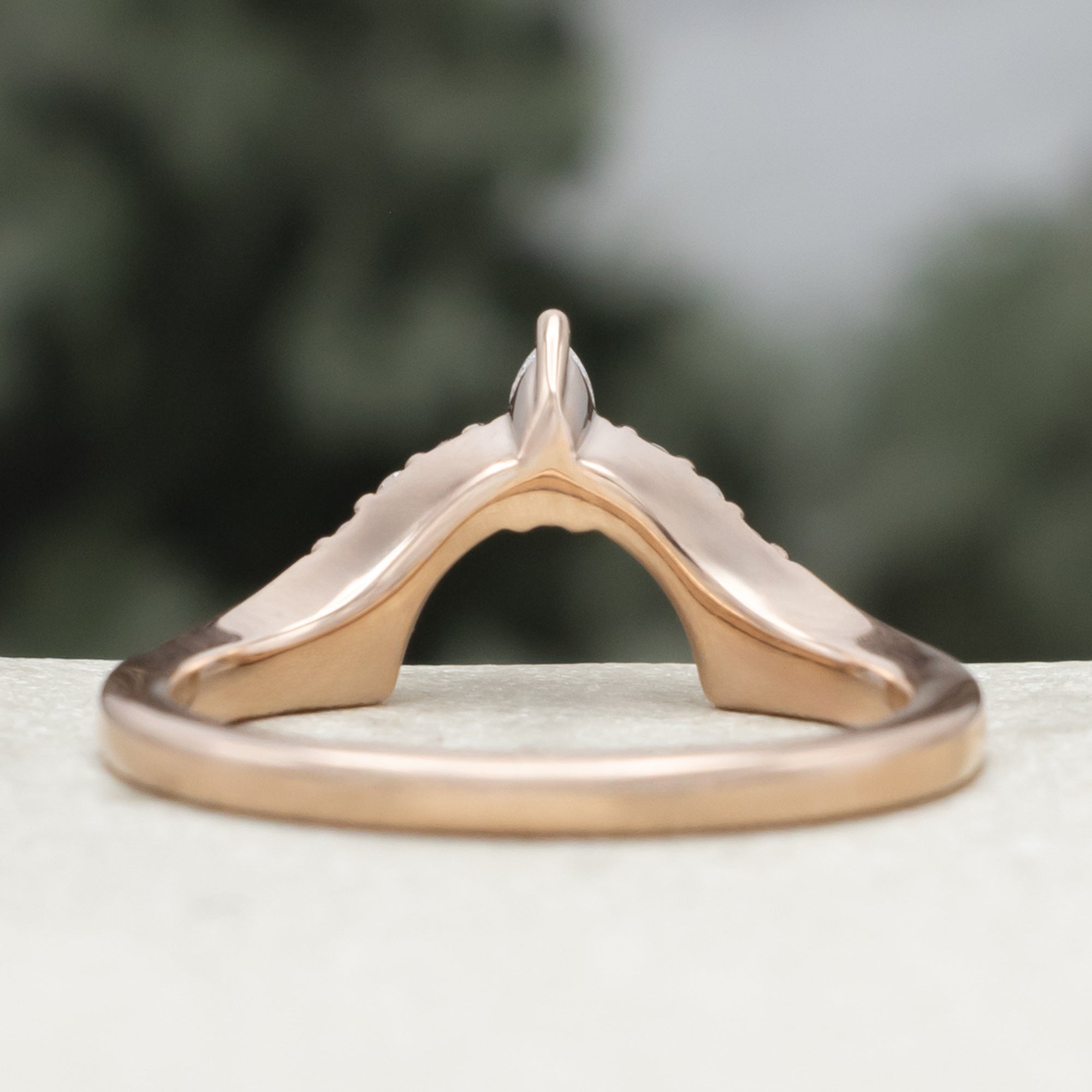 "Terra" - Bridal Suite - Round Cabochon Cut Turquoise Engagement Ring With Diamond Halo & Sama Tracers-Staghead Designs