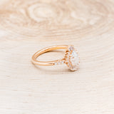 "THEIA" - PEAR-SHAPED MOISSANITE ENGAGEMENT RING-2