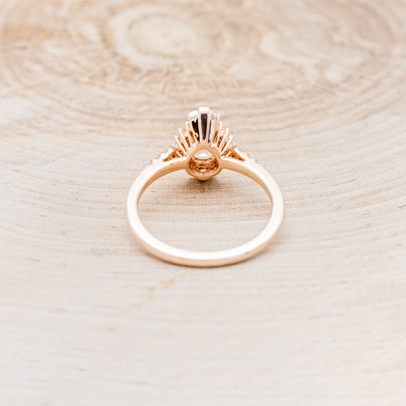 "THEIA" - PEAR-SHAPED MOISSANITE ENGAGEMENT RING-5