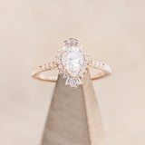 "THEIA" - PEAR-SHAPED MOISSANITE ENGAGEMENT RING-1