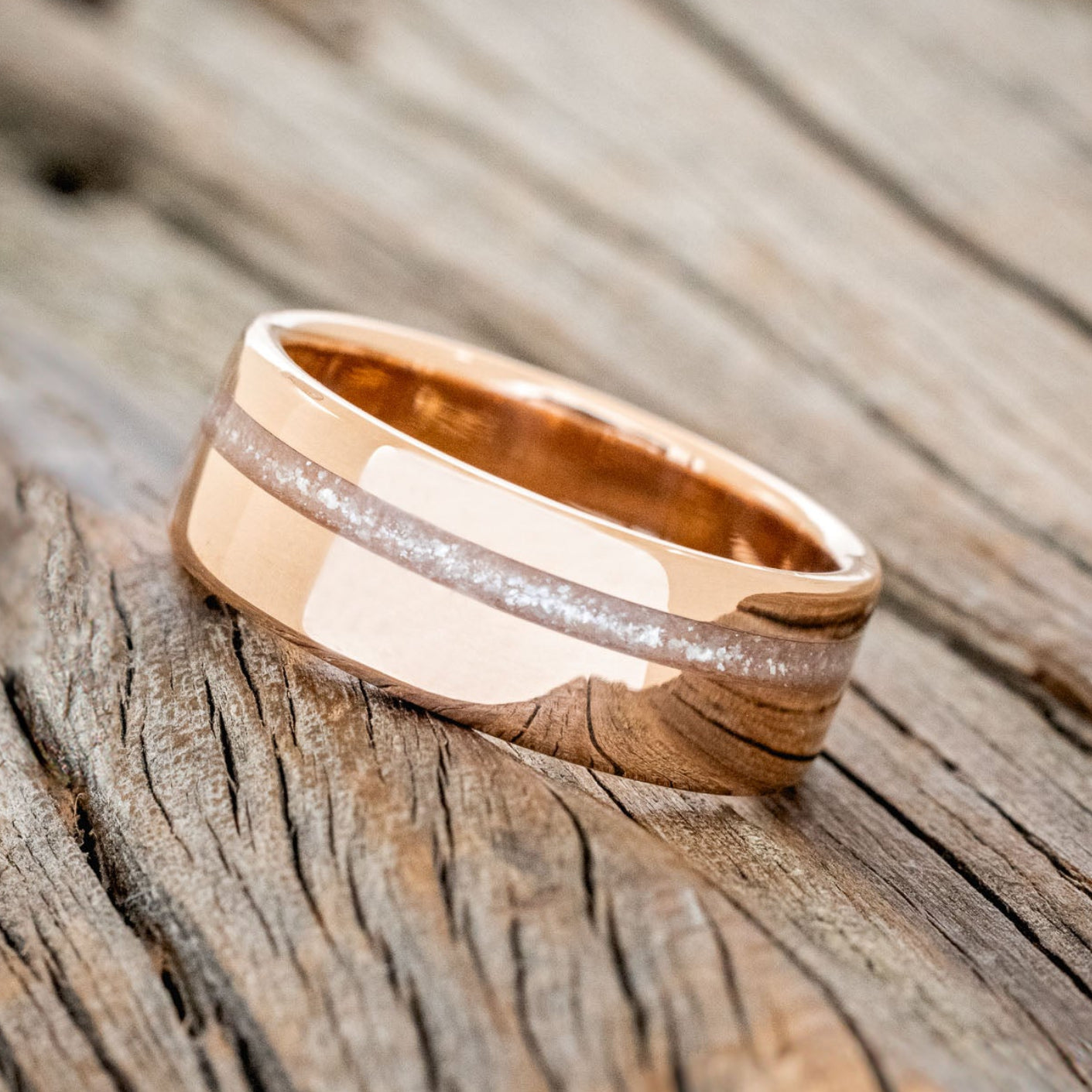 "VERTIGO" - DIAMOND DUST WEDDING RING-14