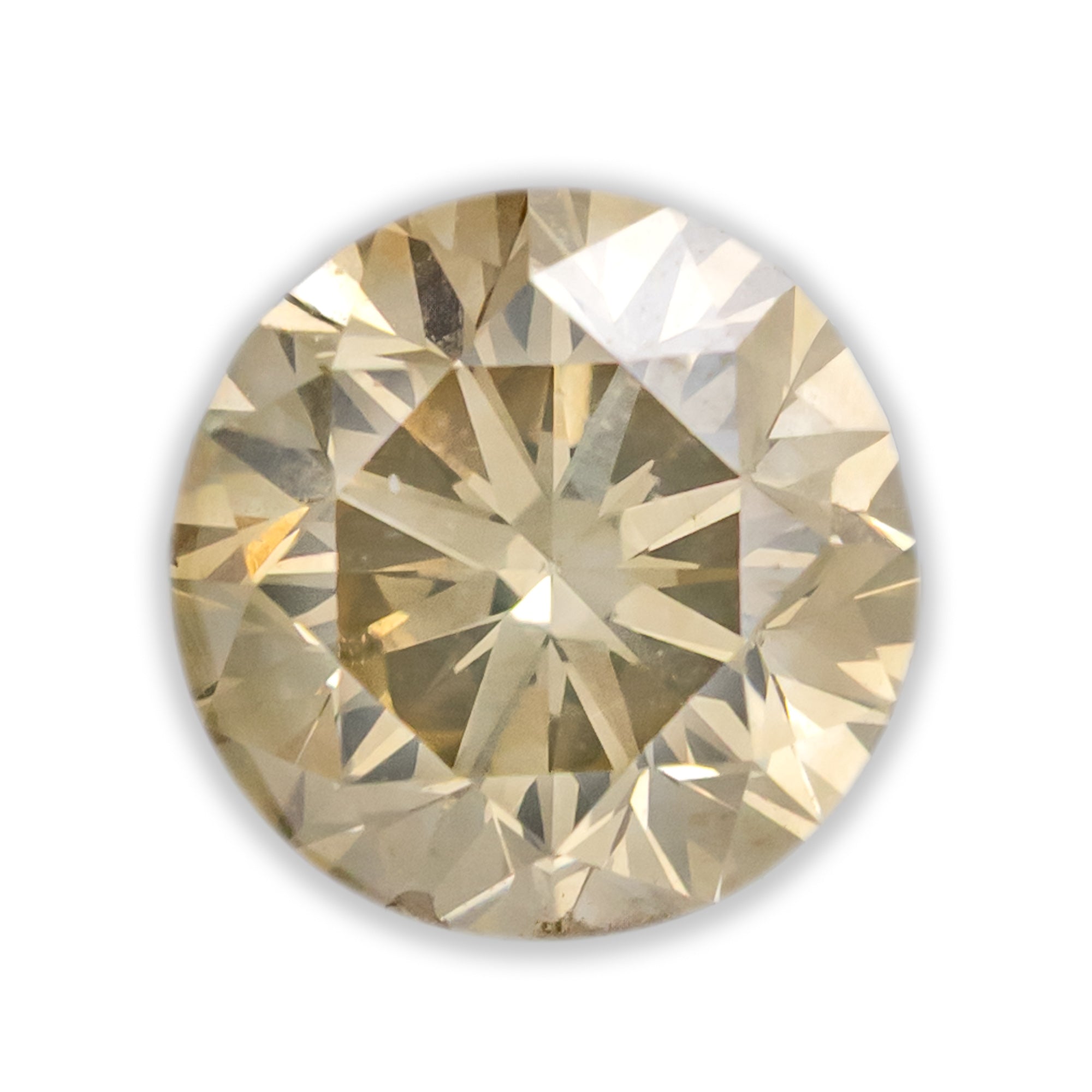 1.01ct 6.06mm ROUND BRILLIANT CUT CHAMPAGNE DIAMOND-Staghead Designs