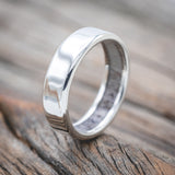 ANTLER LINED WEDDING BAND-Staghead Designs