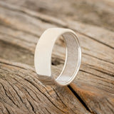 LINED WEDDING BAND WITH A CUSTOM FINISH-Staghead Designs