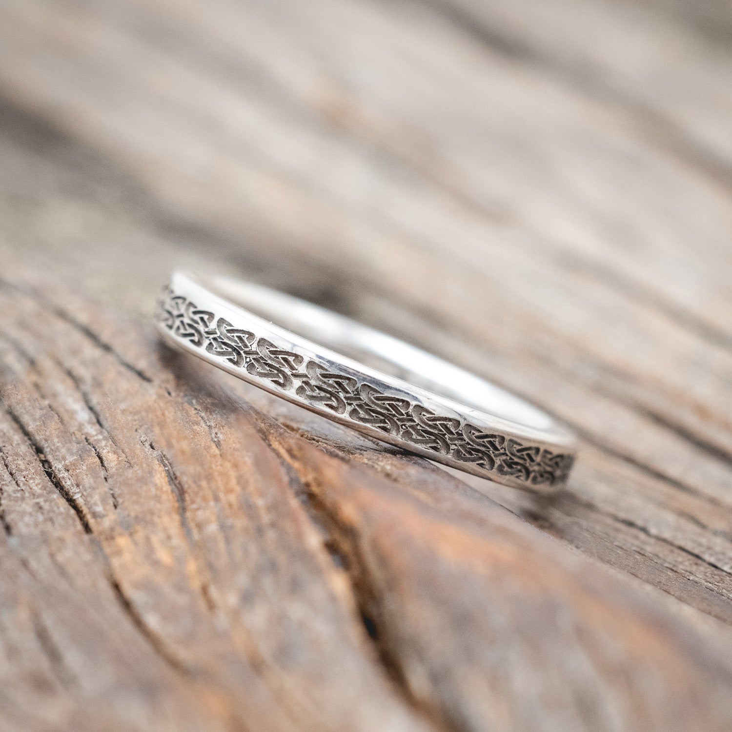 CELTIC LOVE KNOT WEDDING BAND-Staghead Designs