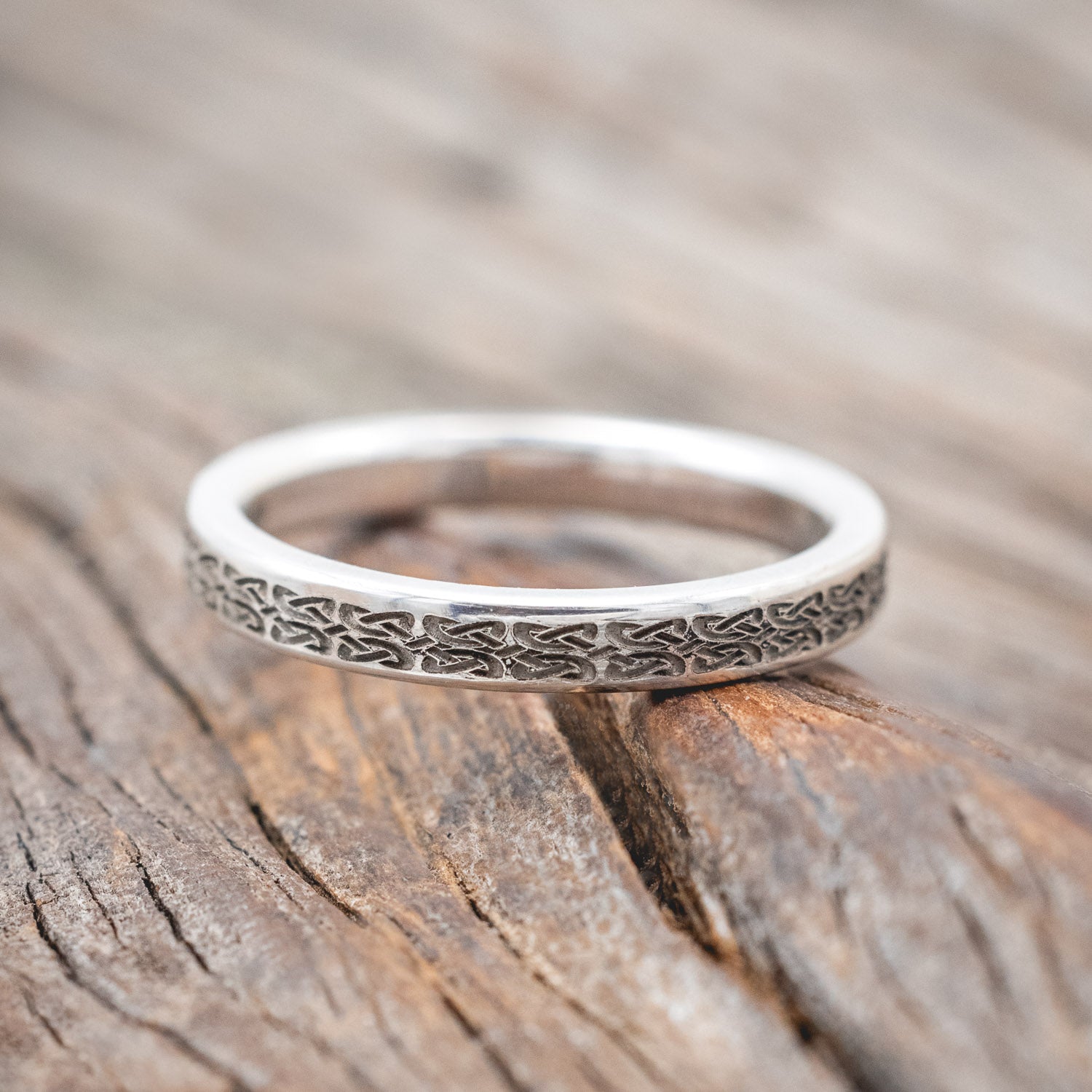 CELTIC LOVE KNOT WEDDING BAND-Staghead Designs