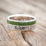 "DYAD" - MOSS & ANTLER WEDDING BAND