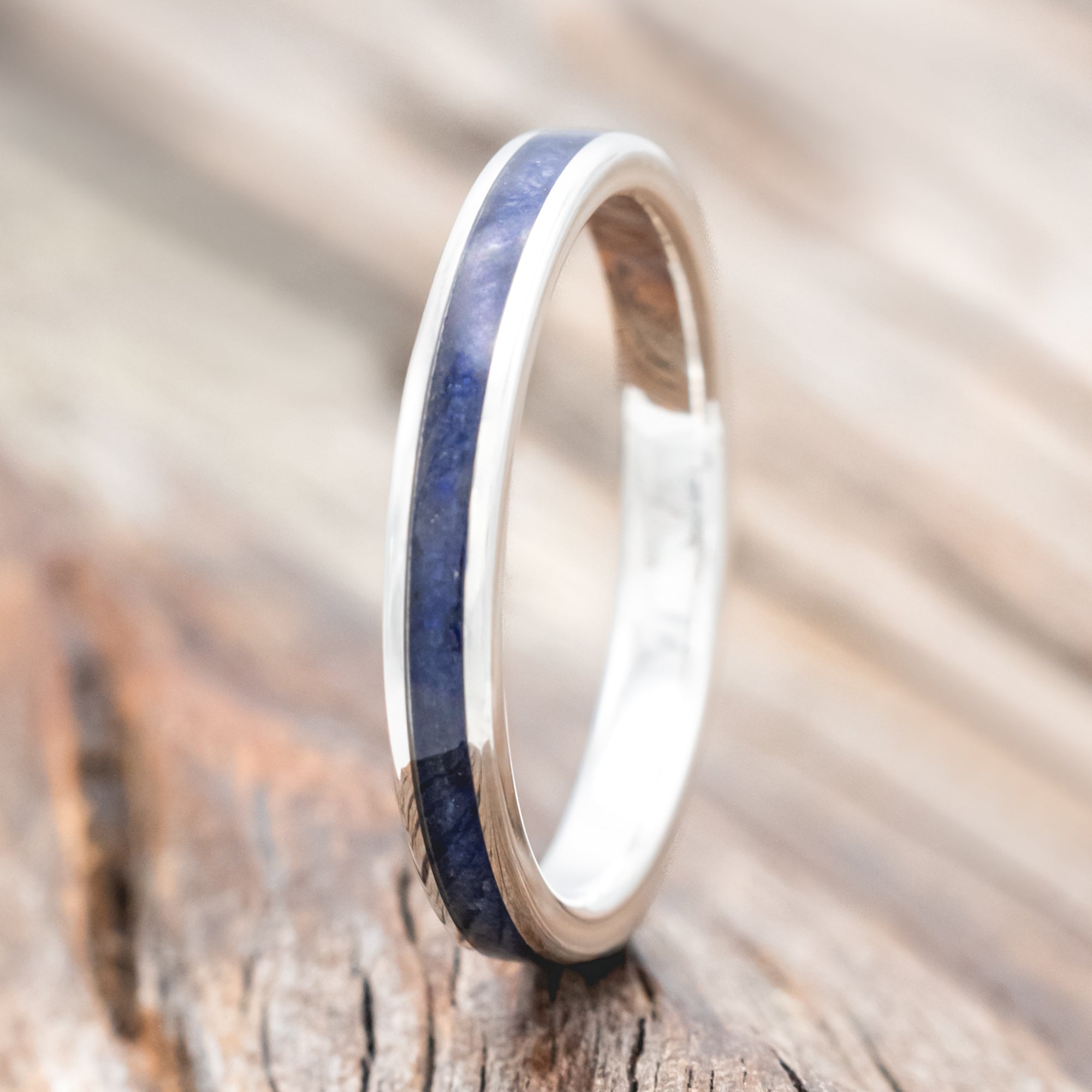 "ETERNA" - LAPIS LAZULI STACKING BAND-Staghead Designs