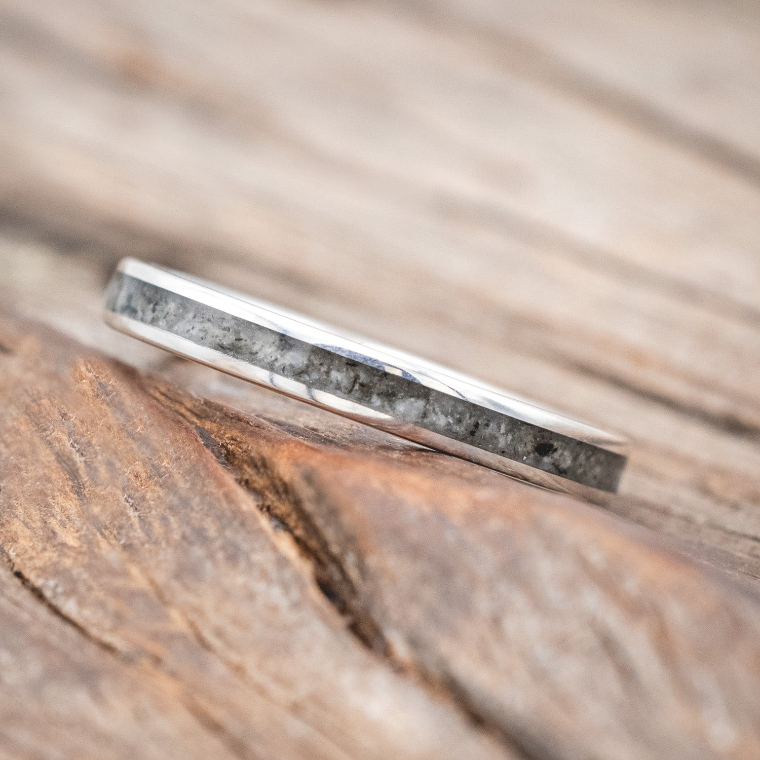 "ETERNA" - MOONSTONE STACKING BAND-Staghead Designs