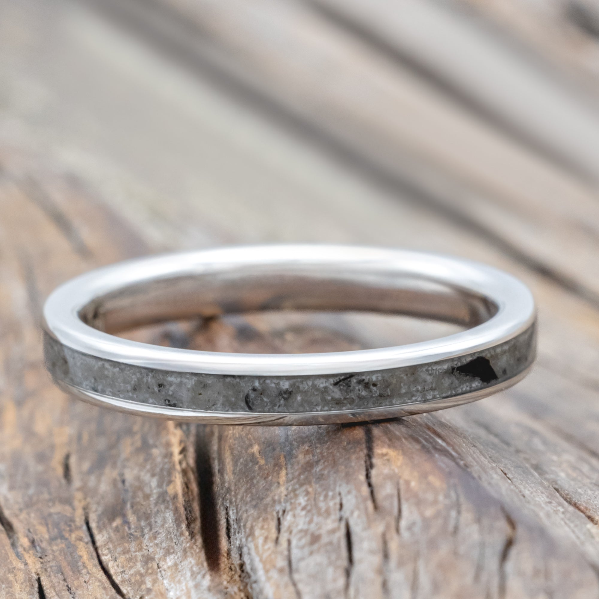"Eterna" - Moonstone Stacking Band-Staghead Designs