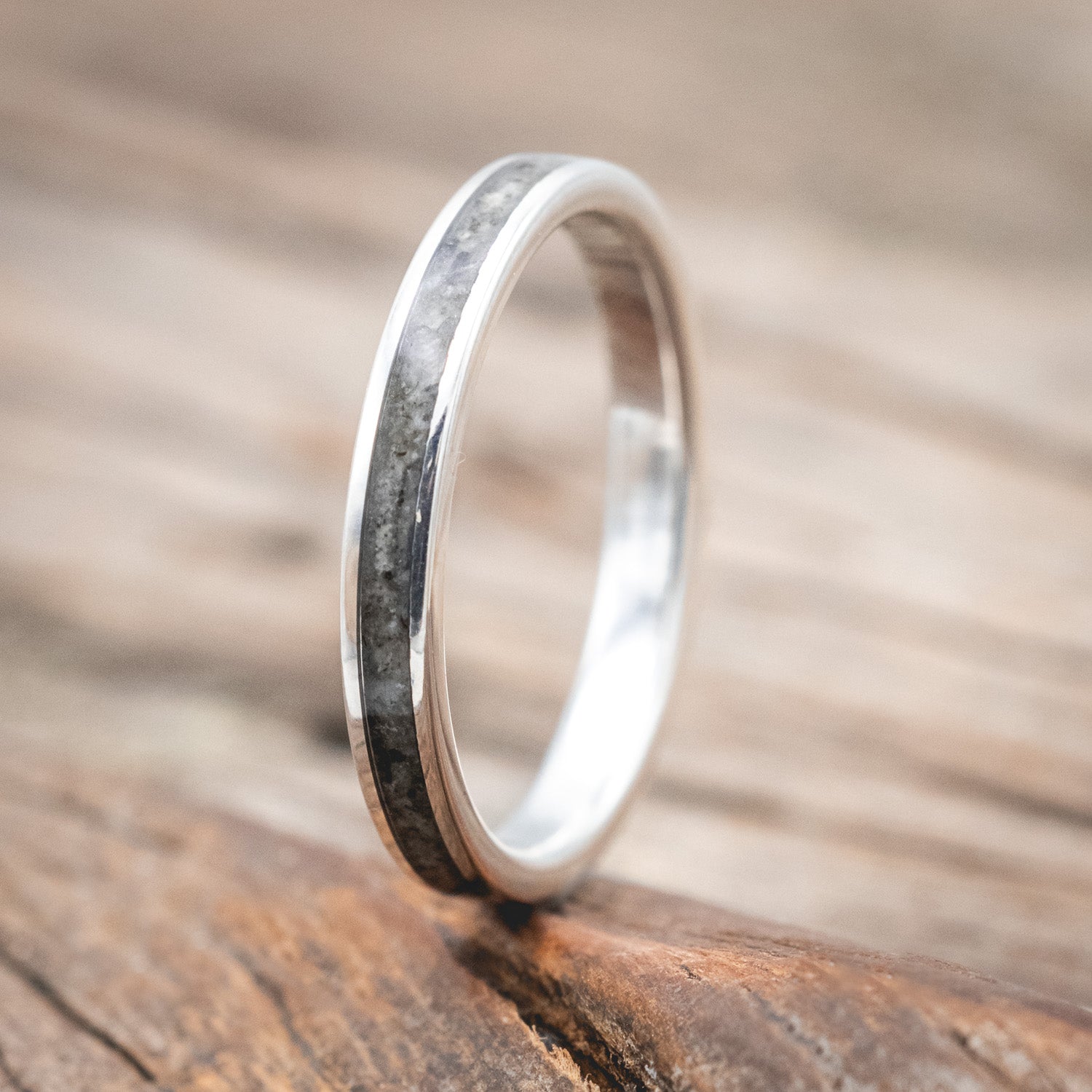 "ETERNA" - MOONSTONE STACKING BAND-Staghead Designs