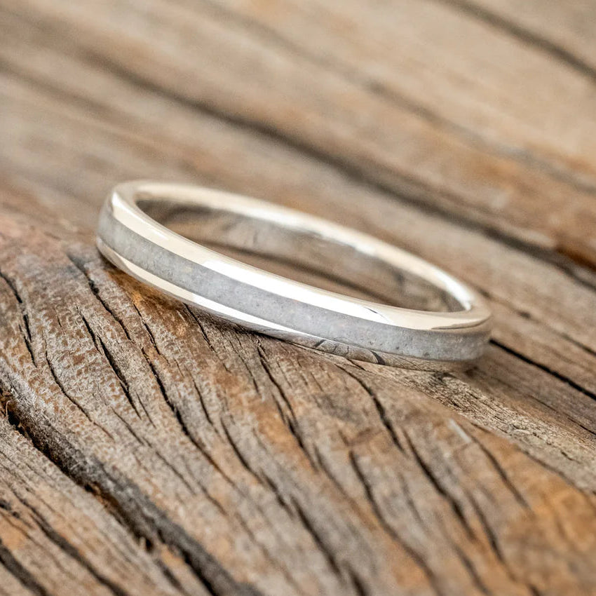 "Eterna" - Fire & Ice Opal Stacking Band - Silver (3mm) - Size 8 1/4-Staghead Designs