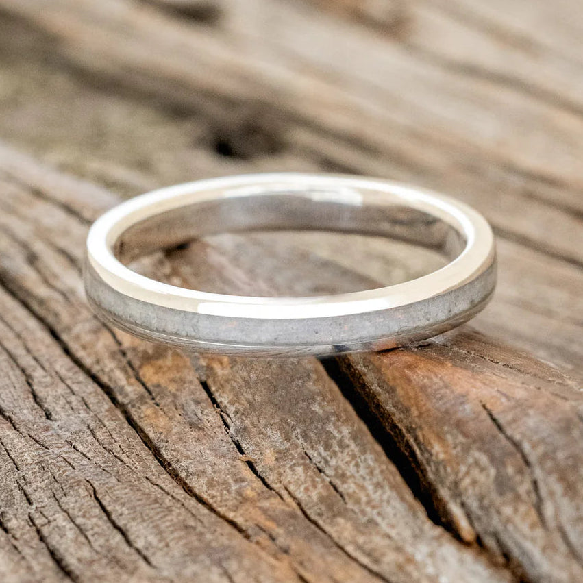 "Eterna" - Fire & Ice Opal Stacking Band - Silver (3mm) - Size 8 1/4-Staghead Designs