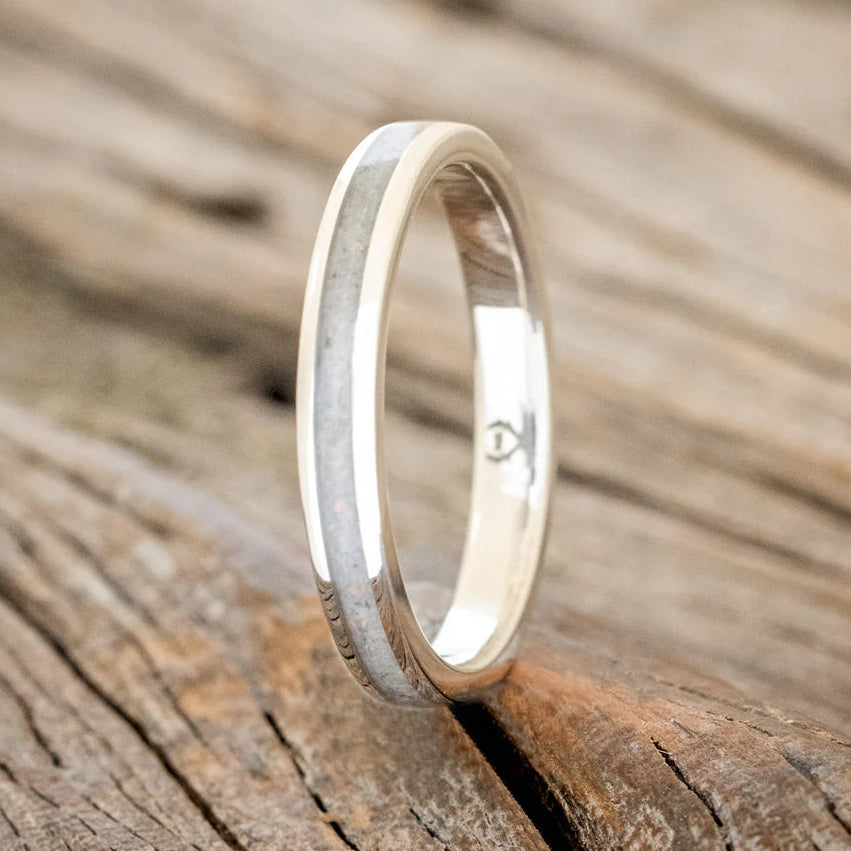 "Eterna" - Fire & Ice Opal Stacking Band - Silver (3mm) - Size 8 1/4-Staghead Designs