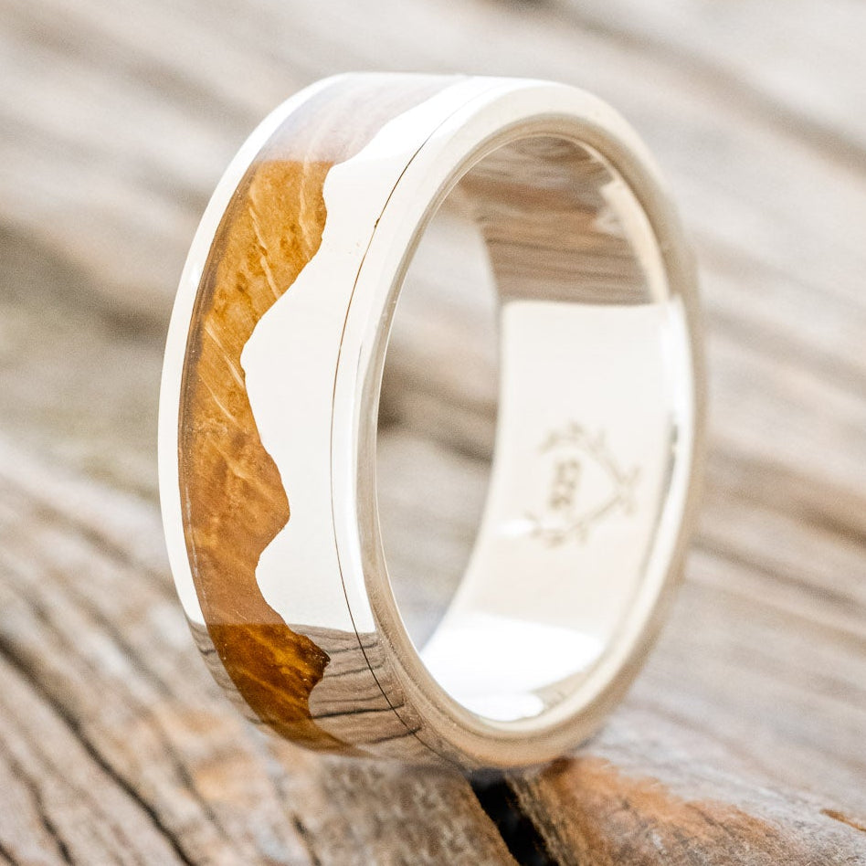 "HELIOS" - SILVER MOUNTAIN RANGE WEDDING BAND-Staghead Designs