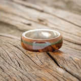 CUSTOM INVOICE FOR ORDER # 86750 - "REMMY" - REDWOOD & MOSS WEDDING RING-12