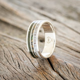 "RIO" - MOSS, CAMO & ANTLER WEDDING BAND