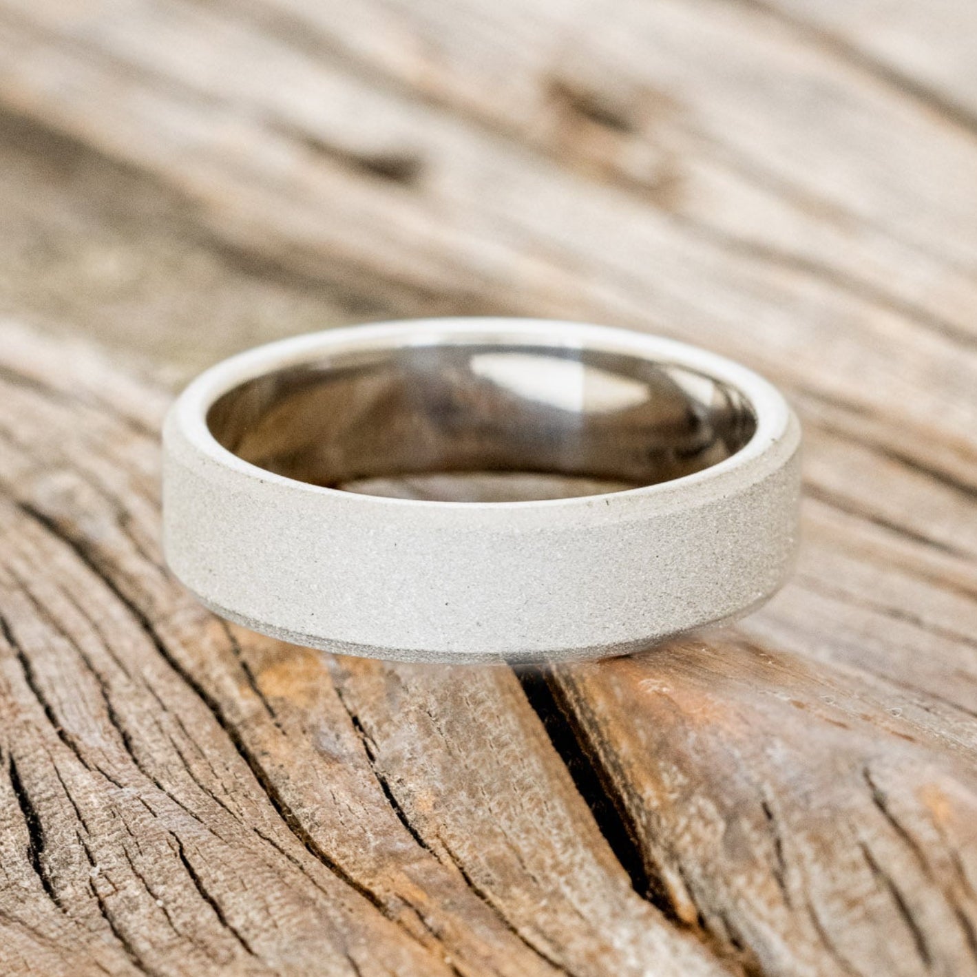 SANDBLASTED WEDDING BAND-6