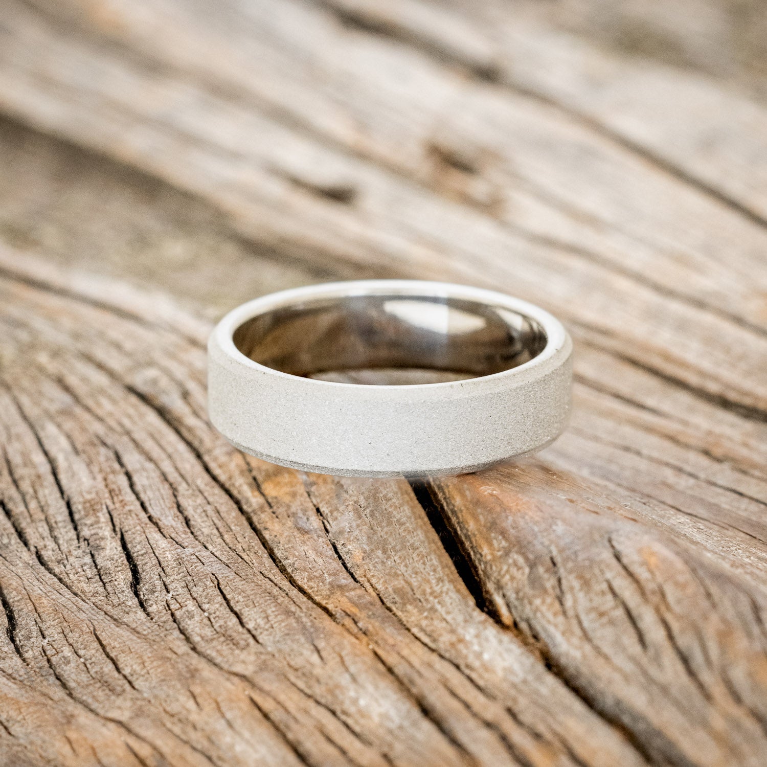 SANDBLASTED WEDDING BAND-6