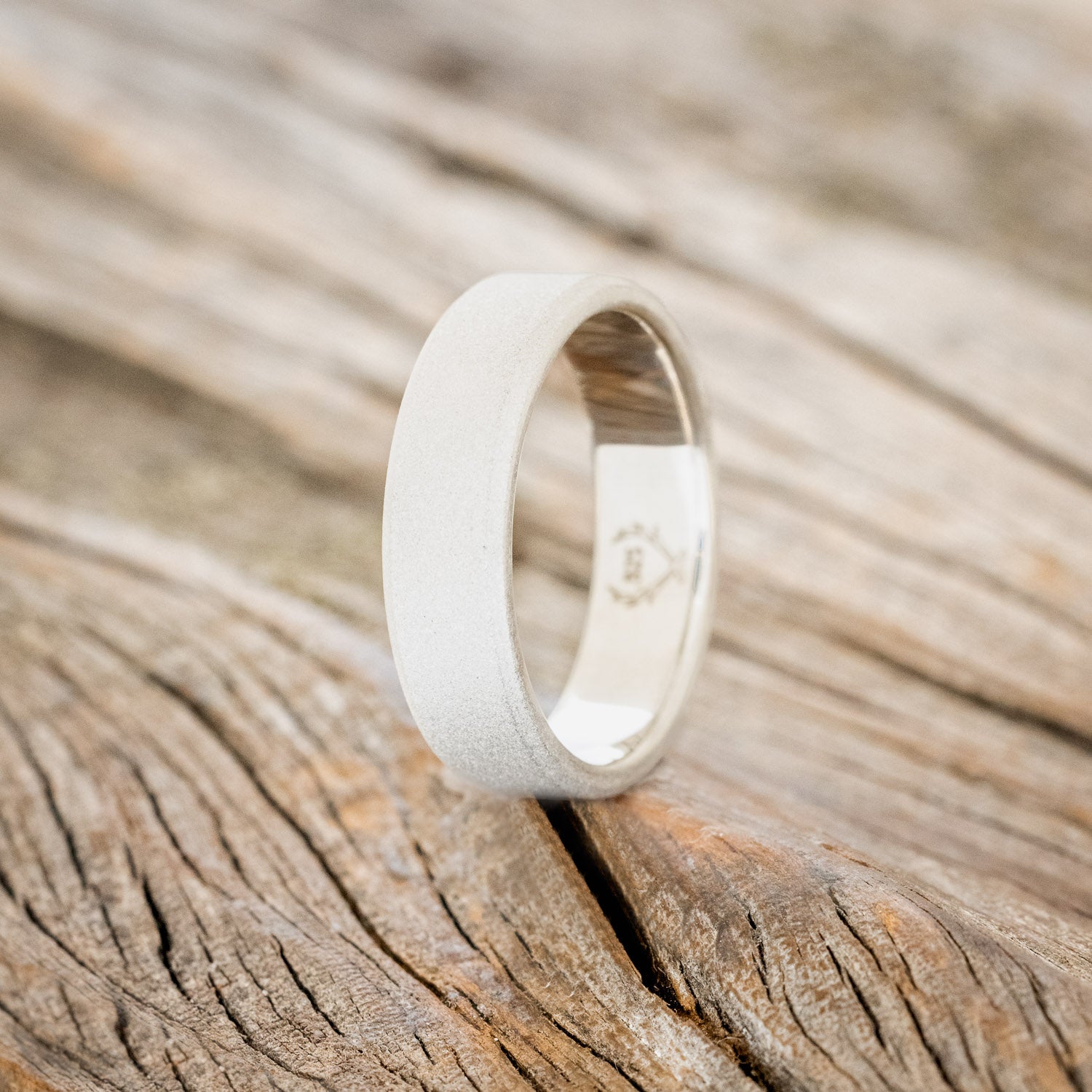 SANDBLASTED WEDDING BAND-4