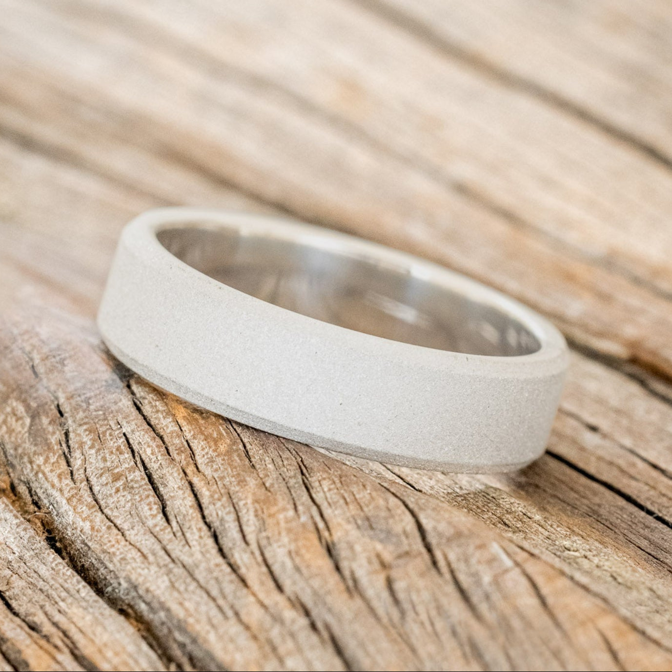 SANDBLASTED WEDDING BAND-5