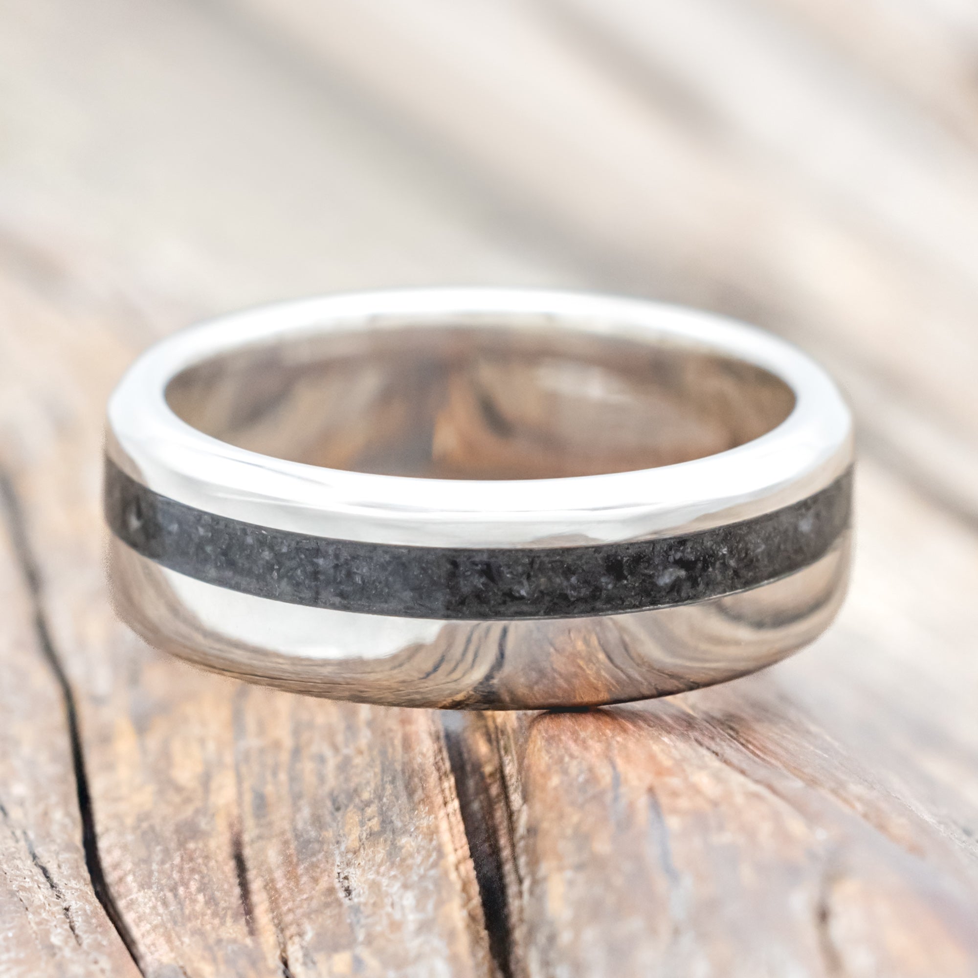"VERTIGO" - MOONSTONE WEDDING RING-Staghead Designs
